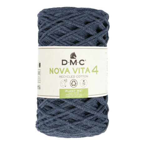 DMC Nova Vita nr.4 250g - 077 Donkerblauw Denim