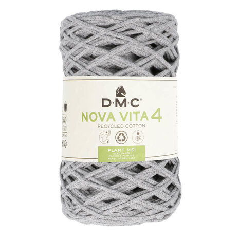 DMC Nova Vita nr.4 250g - 122 Grijs