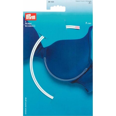 Prym BH-beugels F100 wit - 2st
