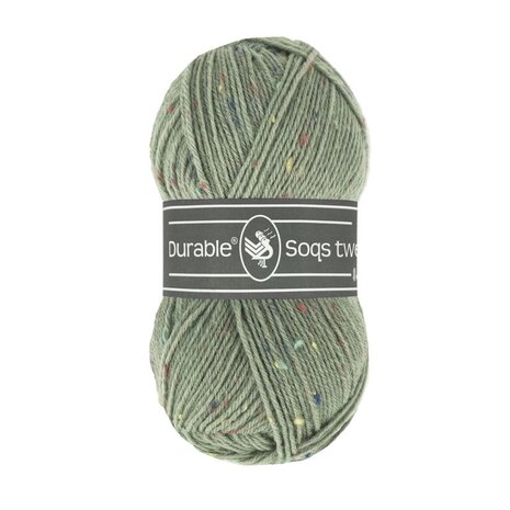 Durable Soqs tweed 50 gram - 402 Seagrass