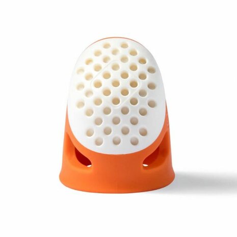 Prym | Ergonomische Vingerhoed |Maat S| Oranje