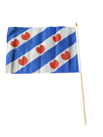Frysl&acirc;n zwaaivlag 30  x 45 cm