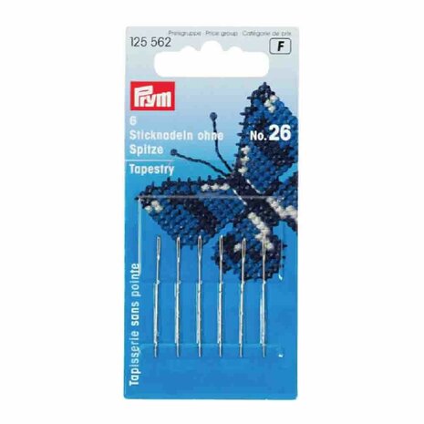 Prym Borduurnaalden Zonder Punt no26-6stuks