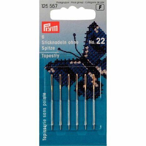 Prym Borduurnaalden Zonder Punt no22-6 stuks