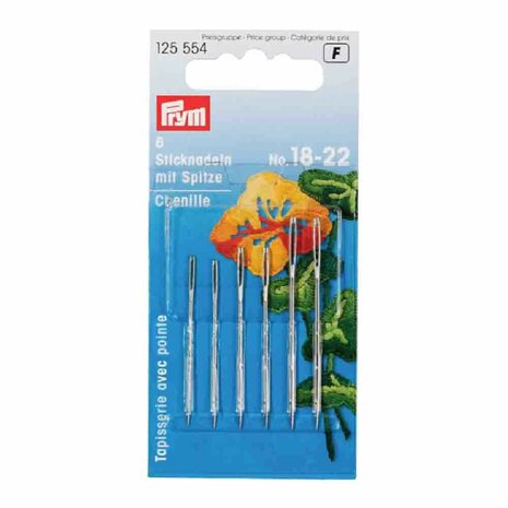Prym Borduurnaalden Met Punt no18-22-6 stuks