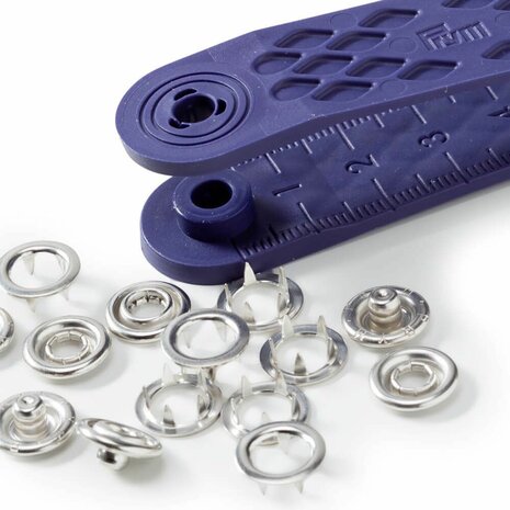Prym Open Drukknopen 10 mm zilver- 10 stuks