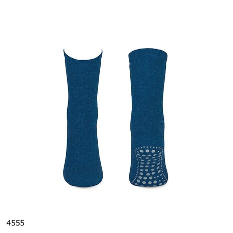 Anti-slip sokken - Jeans Melange - 1 paar