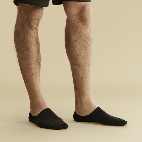 MarcMarcs Sneakersokken katoen - onzichtbaar - Zwart - 2 paar