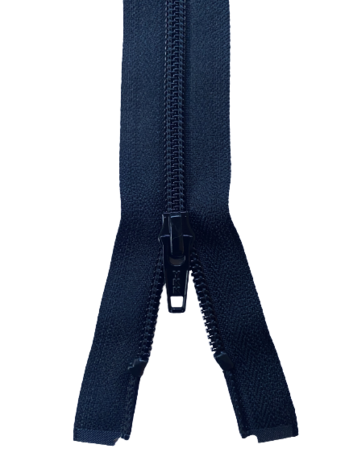YKK deelbare spiraalrits  kleur donkerblauw- per stuk