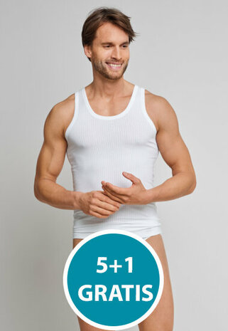 Schiesser Heren Hemd 2-pack Wit - Authentic  Voordeelpakket