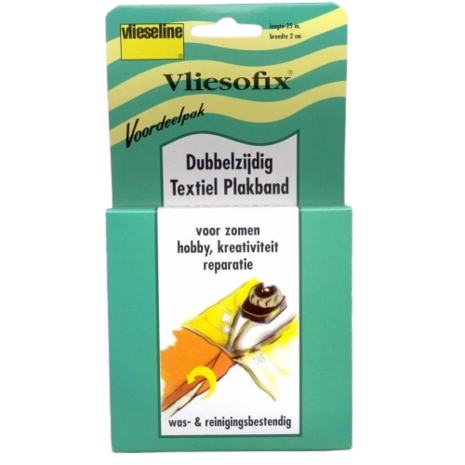 Vlieseline Vliesofix tweezijdig strijkbaar zoomvlies 20 mm x 25 meter