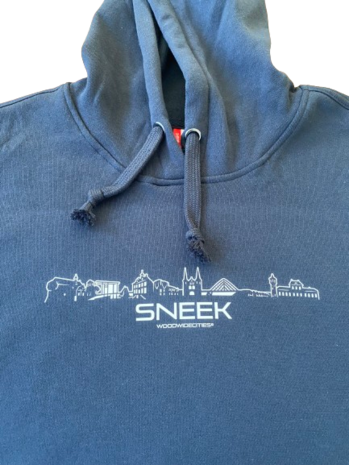 Hoody Skyline Sneek donker blauw