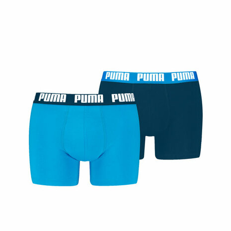 PUMA Men Everyday Boxer Speed Blue 2-pack