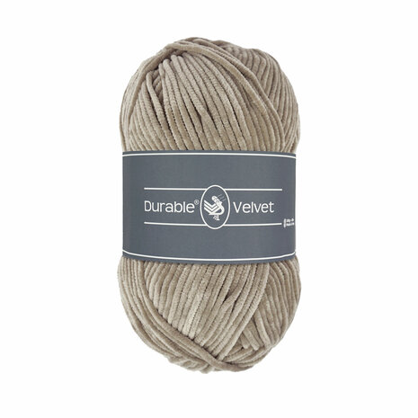 Durable Velvet Warm Taupe 343