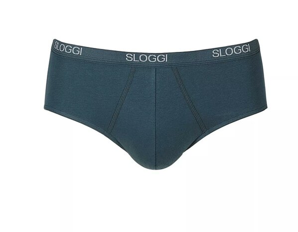 Sloggi Heren Basic Midi Slip-blauw
