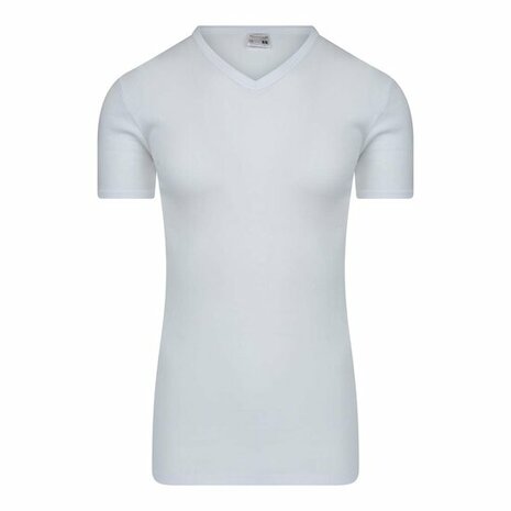 Beeren Heren M3000 V-hals T-shirt Extra Lang Wit