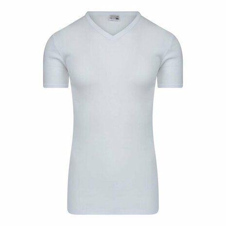 Beeren Heren M3000 V-hals T-shirt Extra Lang Wit