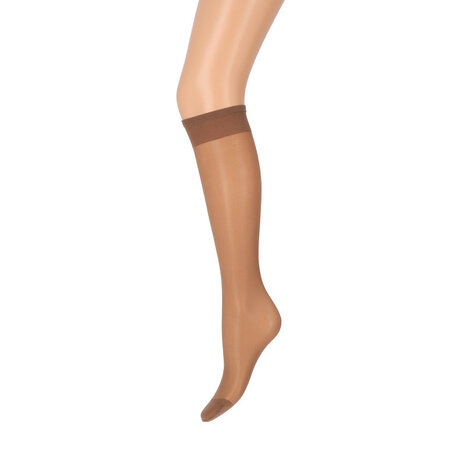 Panty kniekousjes - 20 denier - Muskaat