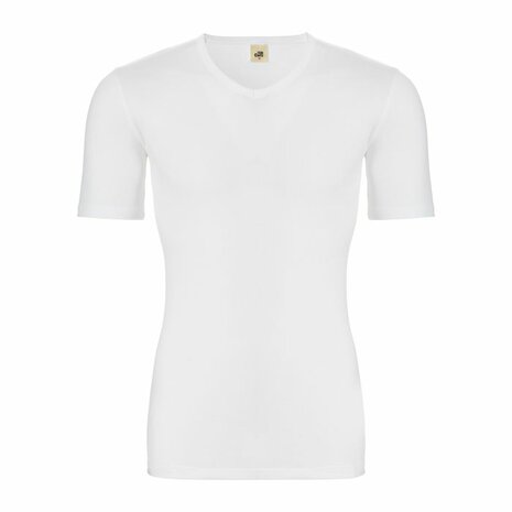 ten Cate Heren Thermoshirt V-Hals - Snow White