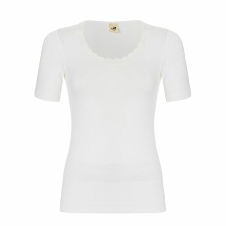 ten Cate Dames T-Shirt Ronde hals met kant - Snow White