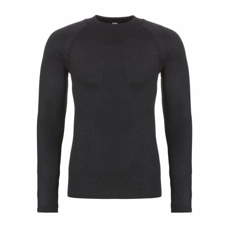 ten Cate Heren Thermo Shirt Lange Mouw - Zwart