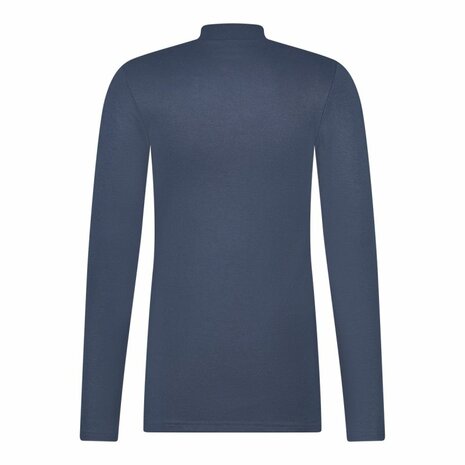 ten Cate Heren Thermo Shirt hoge hals met Rits - Navy