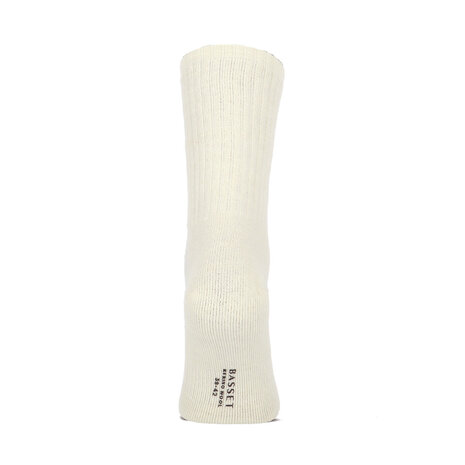 1-paar Basset Unisex Socks Merino Comfort - Off White