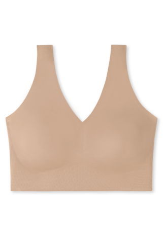 Schiesser Invisible Soft Bustier brede band met pads - Maple