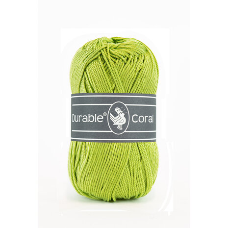Durable Coral Katoen 50 gram - 2146 - Yellow green