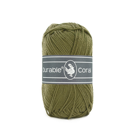 Durable Coral Katoen 50 gram - 2168 - Khaki