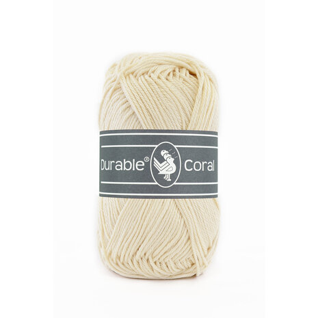 Durable Coral Katoen 50 gram - 2172 - Cream
