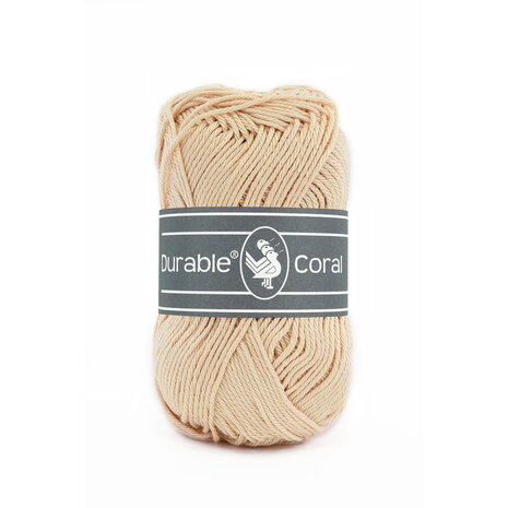 Durable Coral Katoen 50 gram - 2208 - Sand