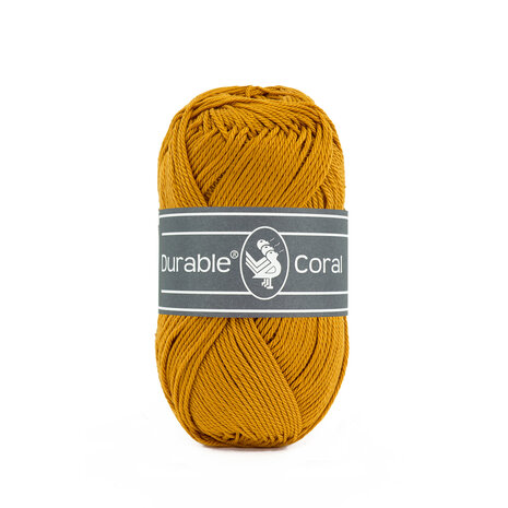 Durable Coral Katoen 50 gram - 2211 - Curry