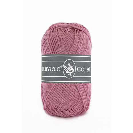Durable Coral Katoen 50 gram - 228 - Raspberry