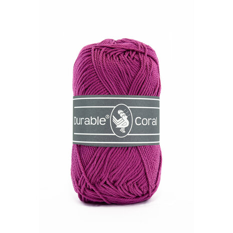 Durable Coral Katoen 50 gram - 248 - Cerise
