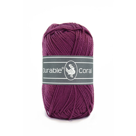 Durable Coral Katoen 50 gram - 249 - Plum