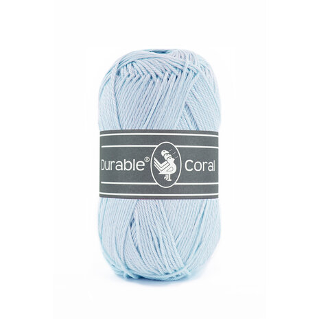 Durable Coral Katoen 50 gram - 282 - Light blue