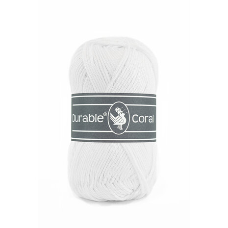 Durable Coral Katoen 50 gram - 310 - White