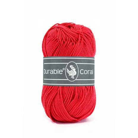 Durable Coral Katoen 50 gram - 316 - Red