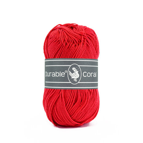 Durable Coral Katoen 50 gram - 318 - Tomato