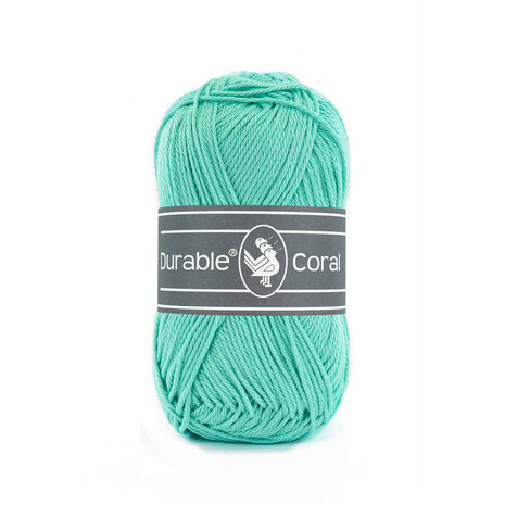 Durable Coral Katoen 50 gram - 338 - Aqua