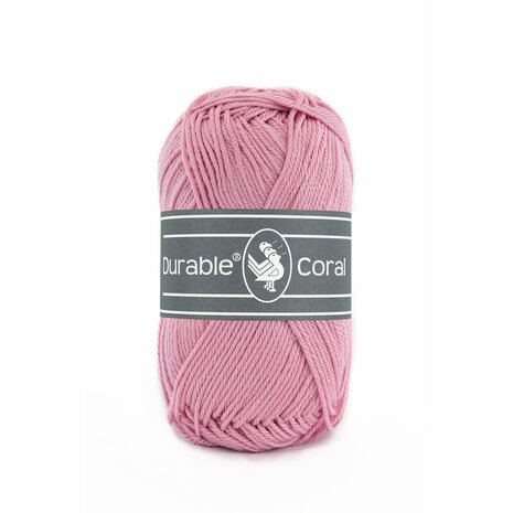 Durable Coral Katoen 50 gram - 224 - Old rose
