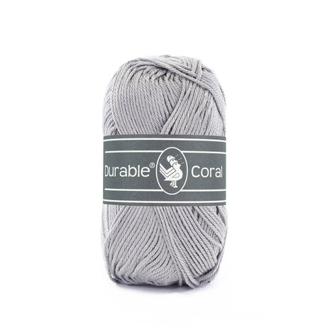 Durable Coral Katoen 50 gram - 2232 - Light grey