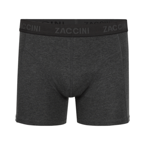 Zaccini Heren Boxershort Dark Grey Tonal Band