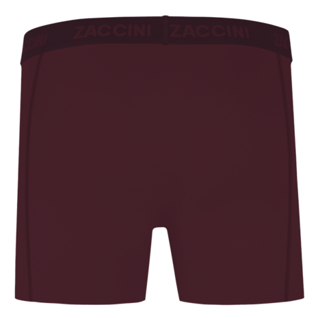 Zaccini Heren Boxershort Bordeaux Tonal Band