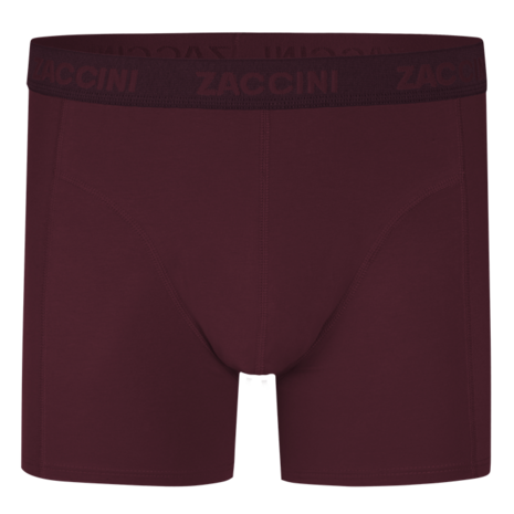 Zaccini Heren Boxershort Bordeaux Tonal Band