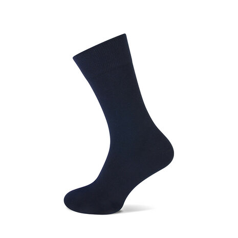 Basset Dames en Heren Bamboo sokken marine-2 pack