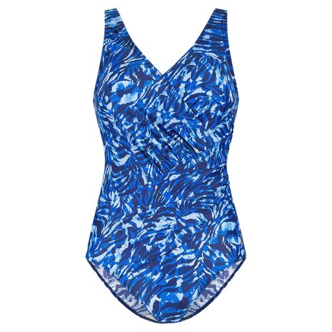 Badpak ten Cate- soft cup shape sea swirl blue