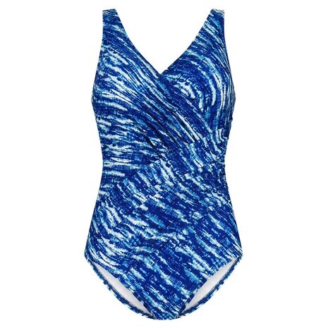 Badpak ten Cate-soft cup v-neck navy current 