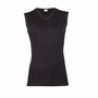 Beeren Heren Mouwloos Shirt V-hals Zwart